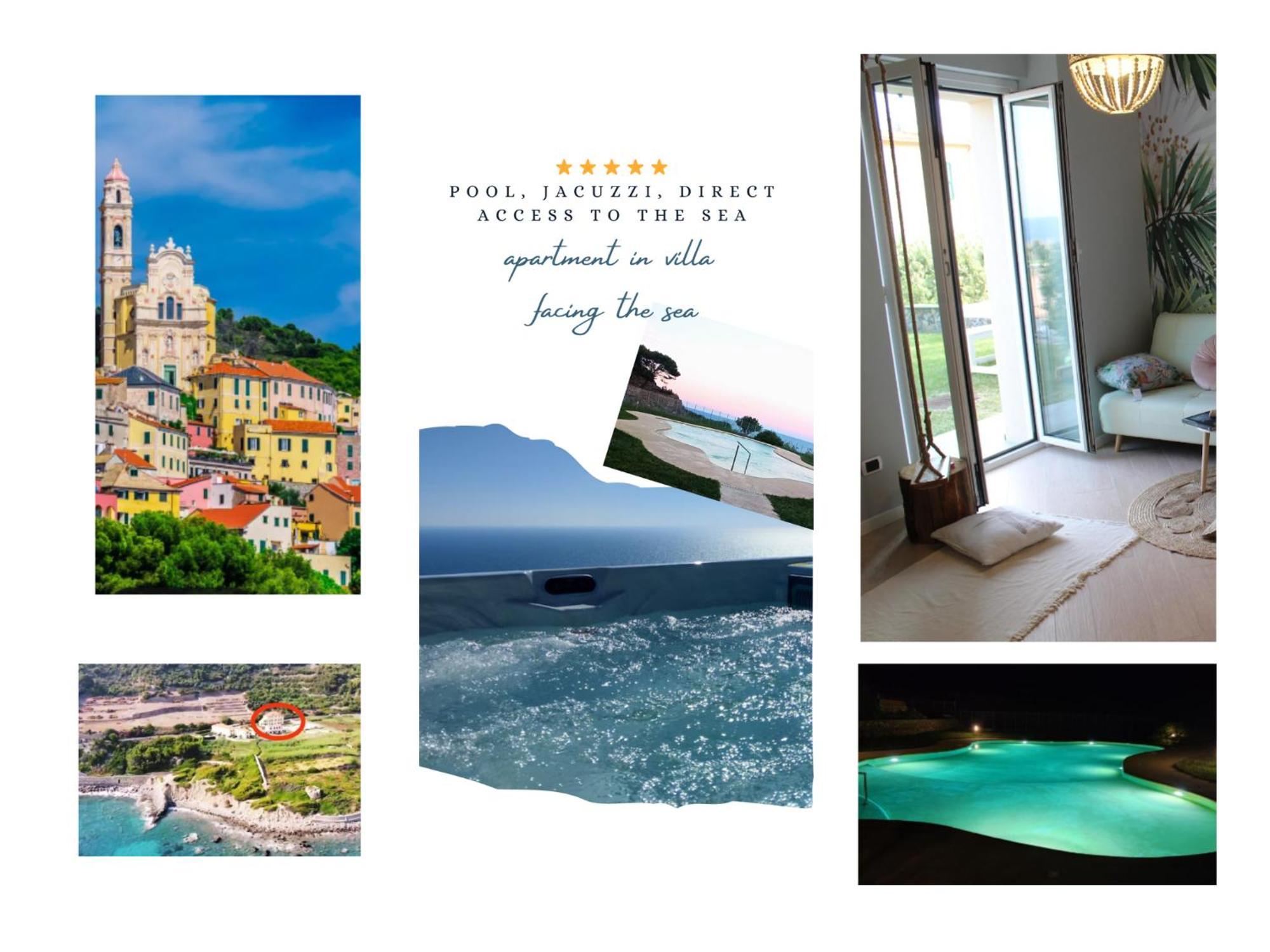 Cluxury-Torre Dei Saraceni Boutique Apt By The Sea Beach, Pool,Private Jacuzzi, Parking Черво Екстериор снимка